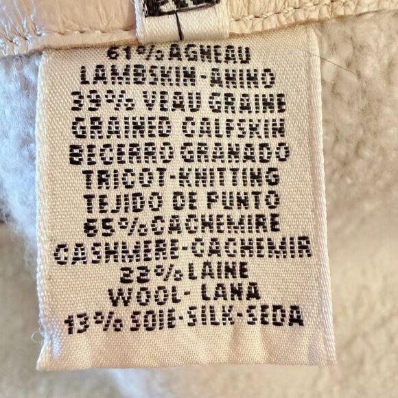 Hermès Real Fur & Shearling Lambskin Vest FR34 –Rare Cream Beige - Picture 15 of 16